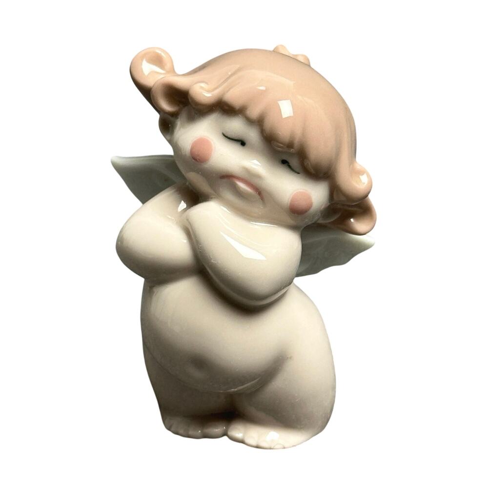 Vintage Nao by Lladro Cheeky Cherub It’s Not Fair! 2003 porcelain 3” pouting